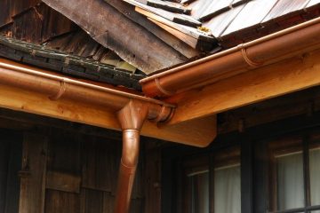 copper gutter half round